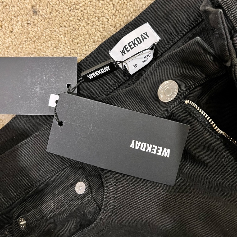 ASOS Weekday Black Jeans - Picture 5 of 5